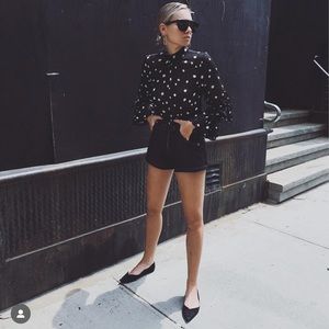 Topshop Polka Dot Blouse